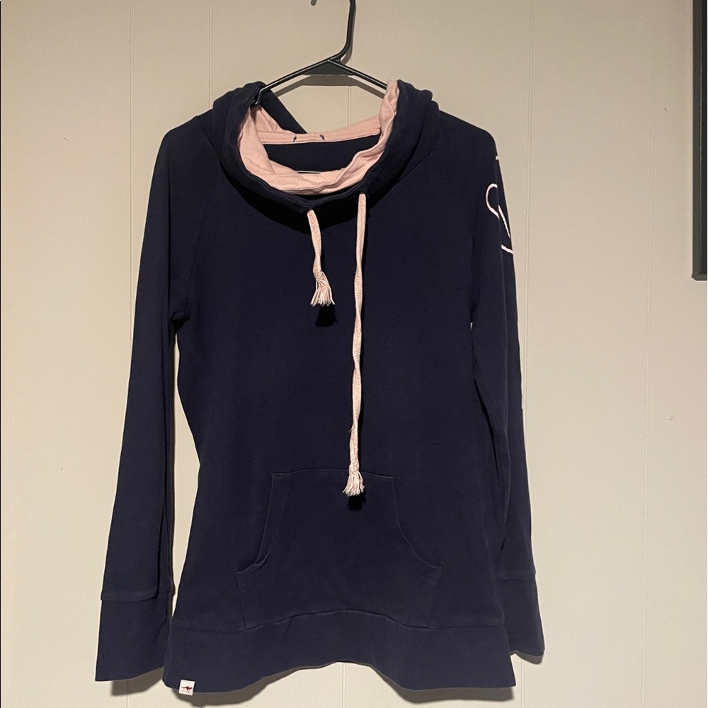 KangaROOS Cowl Pullover- US Medium/EU Size 40/42- Blue and Pink